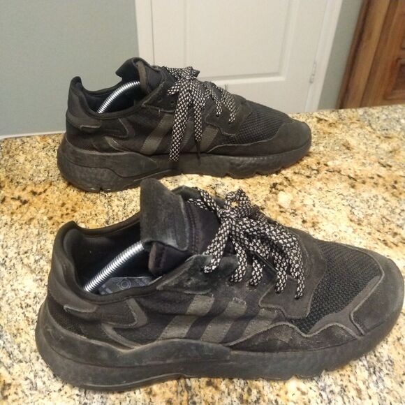 Adidas Nite Jogger Mens 11 shoes Black Reflective atlethic Sneakers BD7954 main image 4